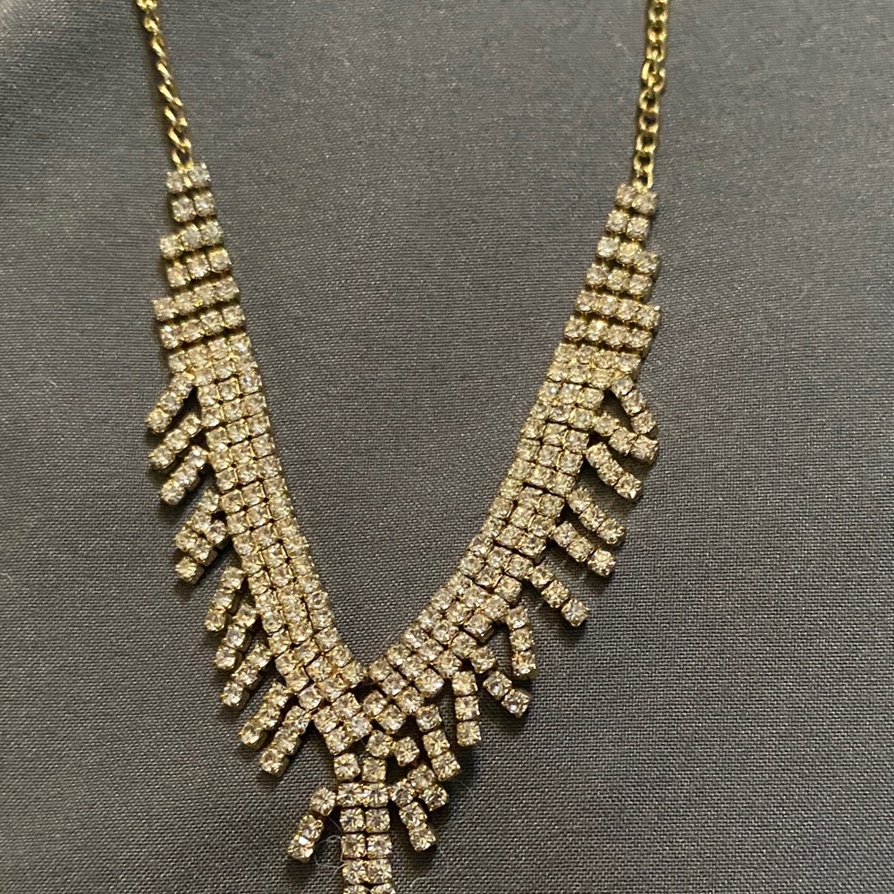 Natasha Couture Gold Necklace with Black Details - Picture 7 of 8